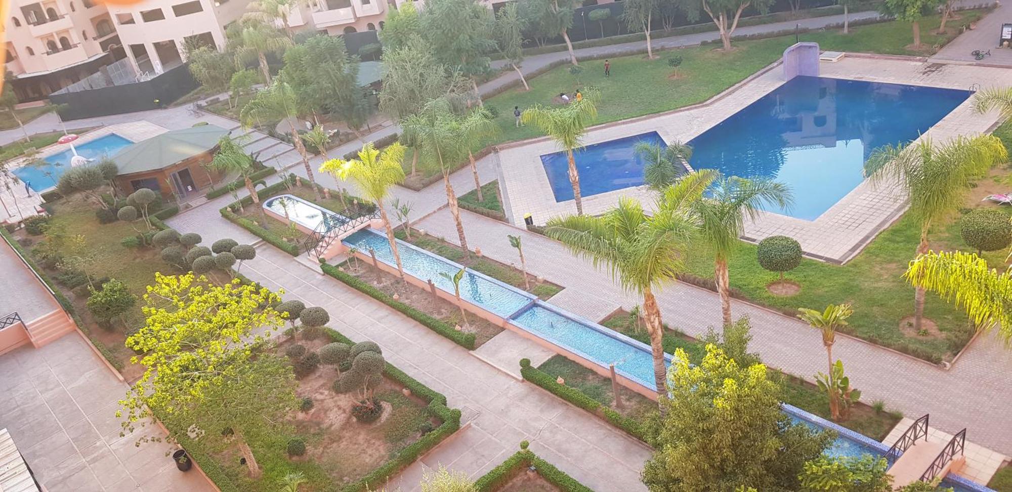 מרקש Un Moderne Chic Appartement Vue Sur Piscine מראה חיצוני תמונה