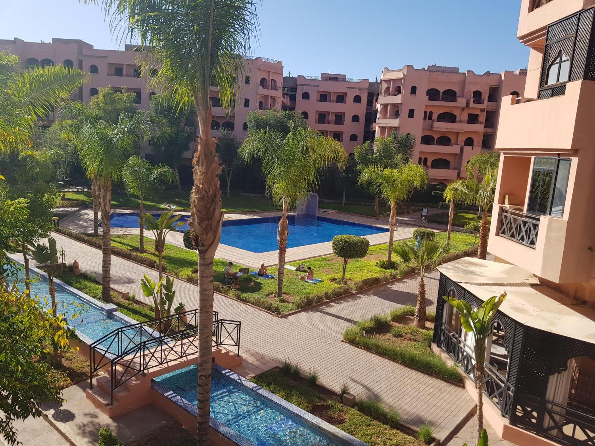 מרקש Un Moderne Chic Appartement Vue Sur Piscine מראה חיצוני תמונה